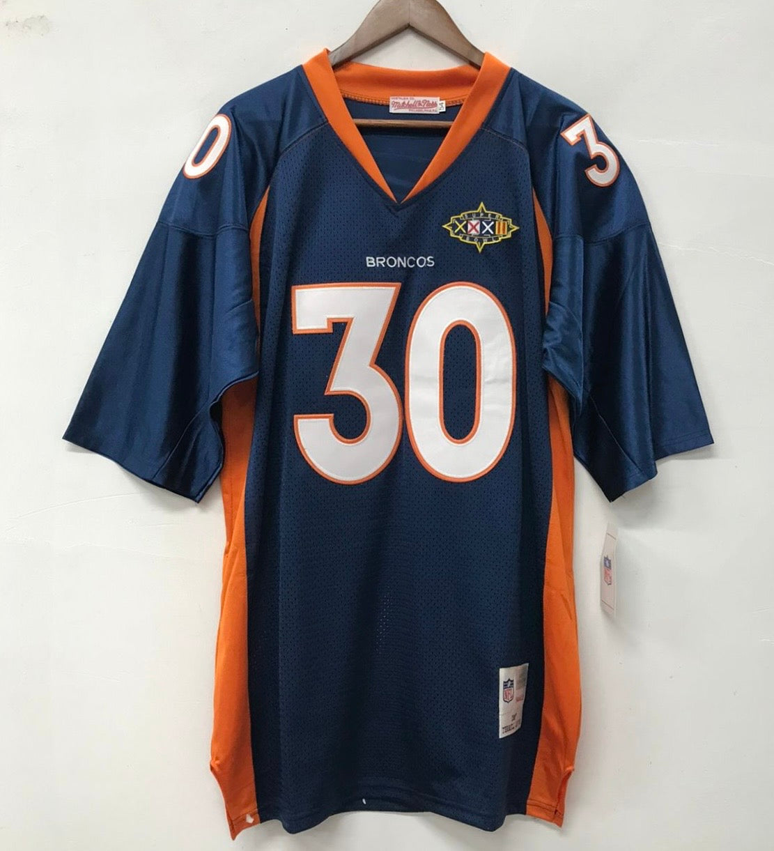 Terrell Davis Mitchell & Ness Denver Broncos Jersey Blue