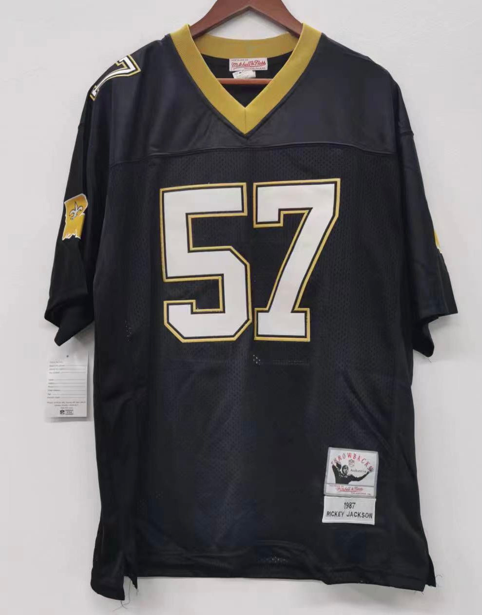 Rickey Jackson New Orleans Saints Official NFL Jersey Mitchell & Ness