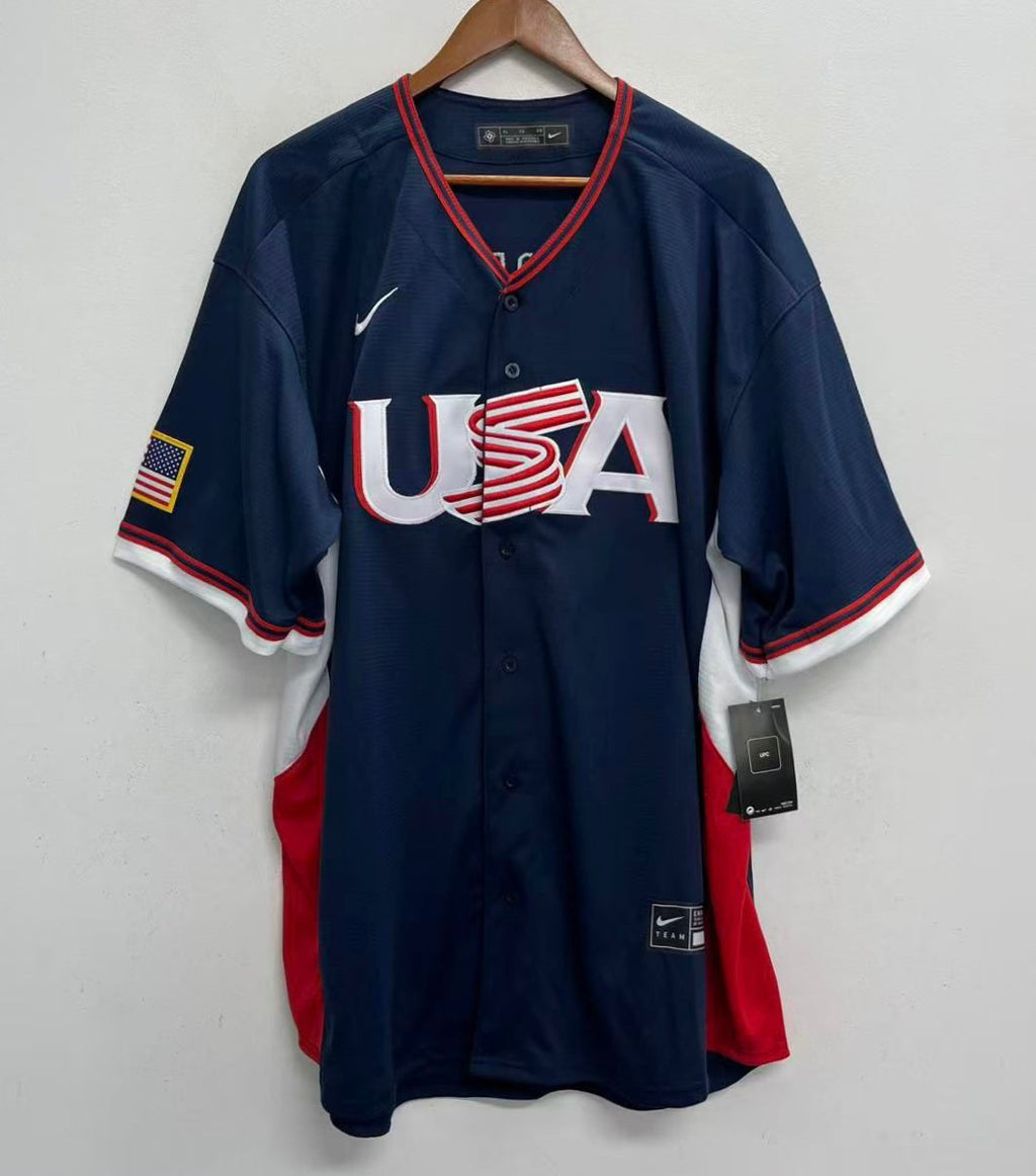 Bryce Harper YOUTH KIDS 2026 Team USA Baseball Official Nike Jersey blue