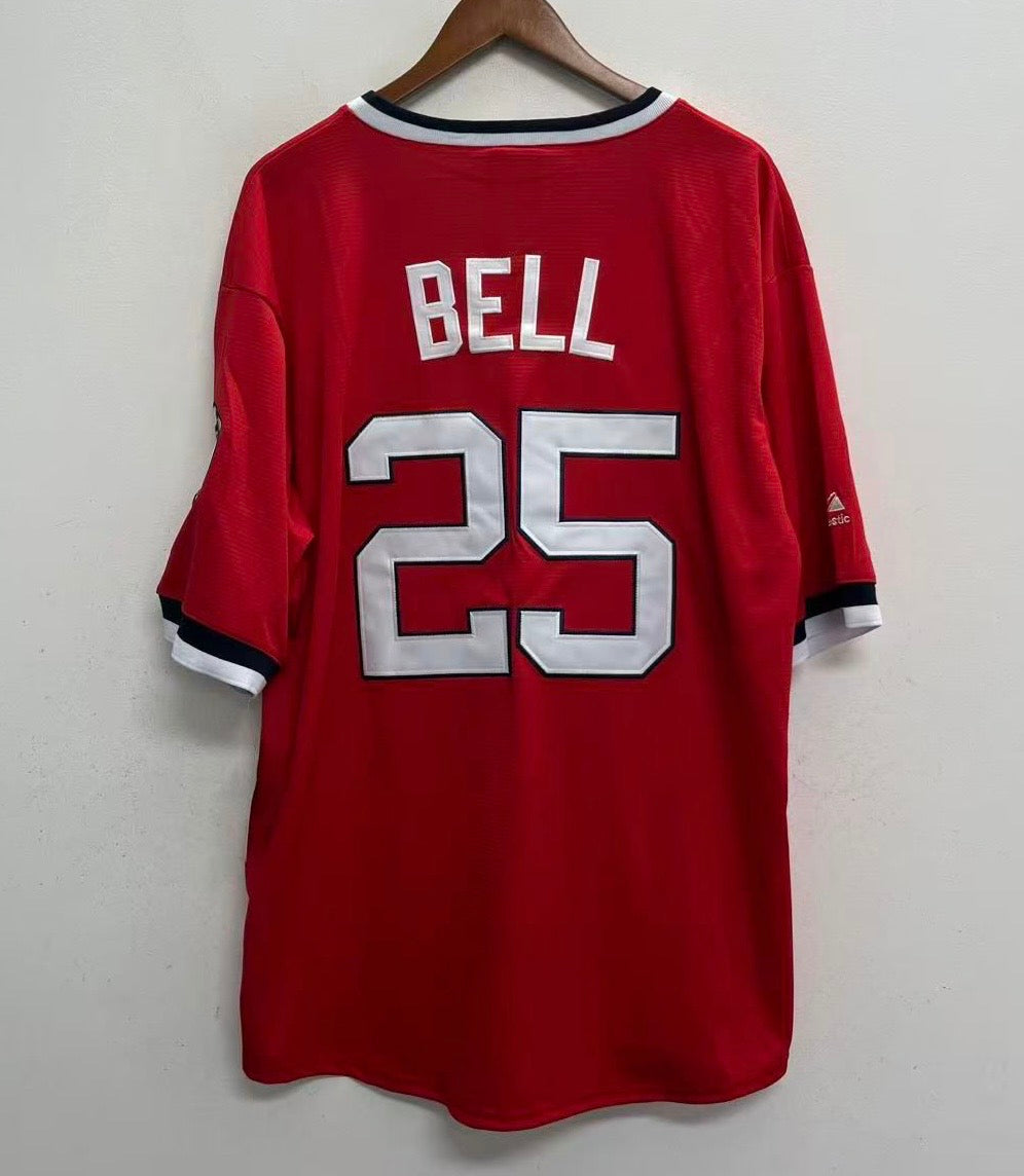 Buddy Bell 1975 Cleveland Indians Official MLB Majestic Jersey
