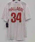 Roy Halladay Philadelphia Phillies Official MLB Nike Jersey white pinstripes