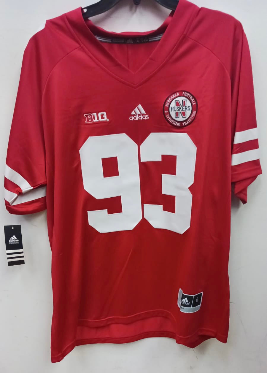 Ndamukong Suh Nebraska Cornhuskers Official NCAA Adidas Jersey