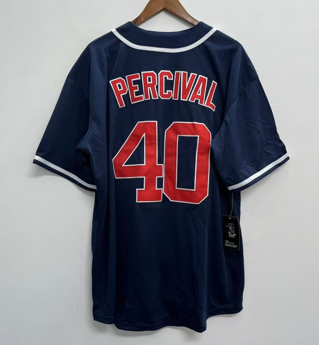TROY PERCIVAL Anaheim California Angels Official MLB Majestic Jersey