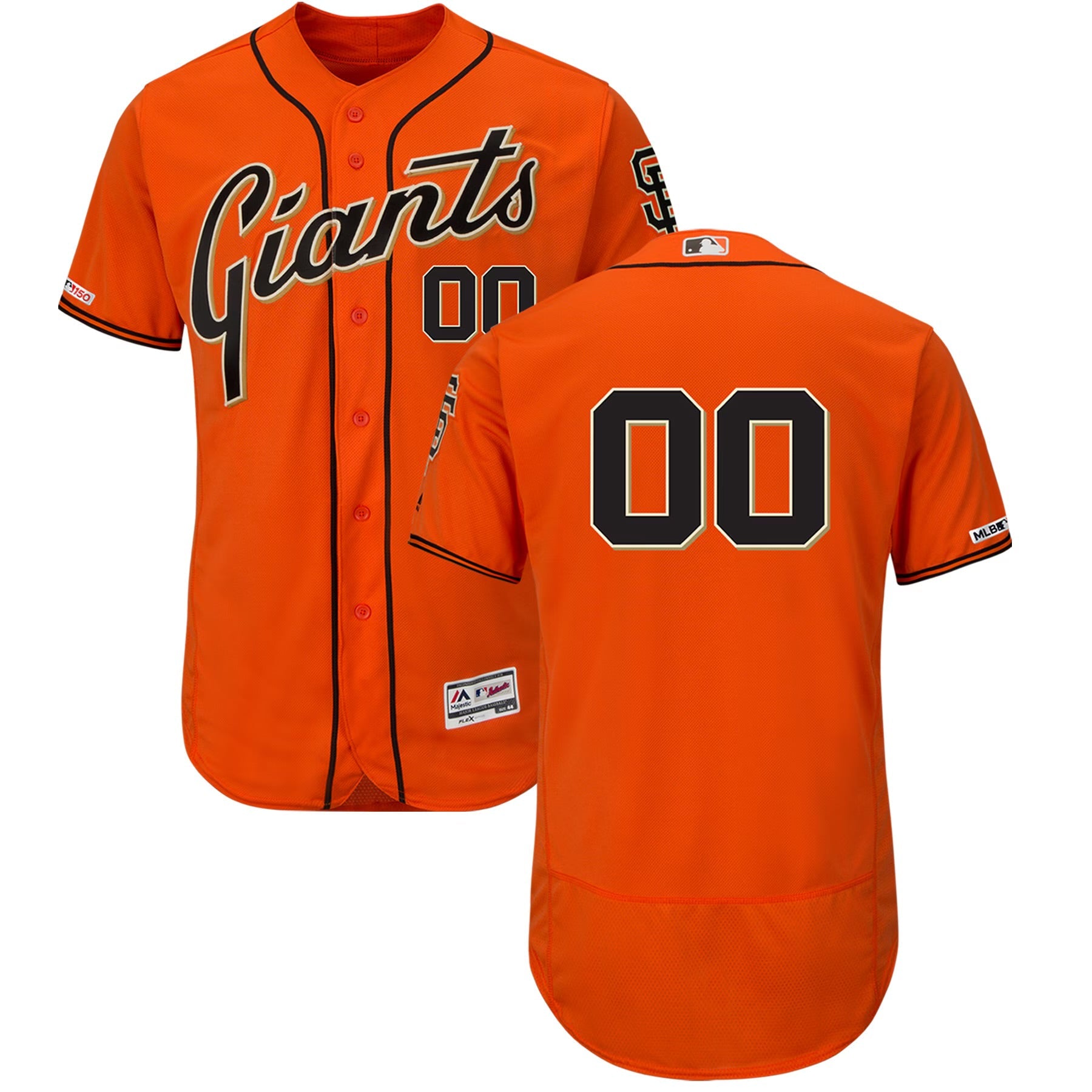 Any Name & Number Customized San Francisco Giants Official MLB Majestic jersey