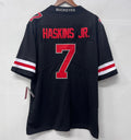 Dwayne Haskins Jersey Ohio State Buckeyes Official NCAA Nike Jersey Black with red letters