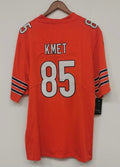 Cole Kmet Chicago Bears Official NFL Nike Jersey orange