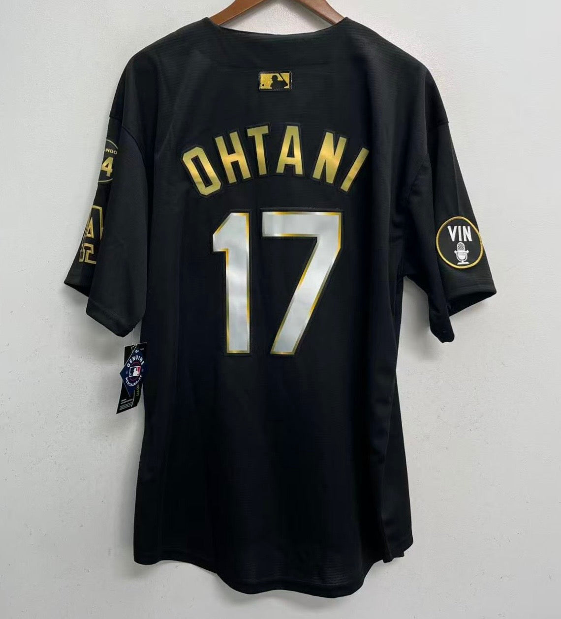 Shohei Ohtani Los Angeles Dodgers Official MLB Nike jersey black