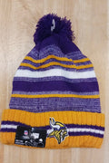 Minnesota Vikings Official NFL New Era winter Knit Hat with Pom Pom