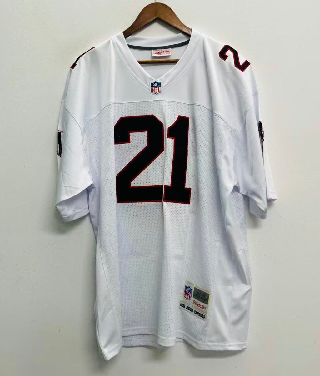 Deion Sanders 1992 Atlanta Falcons Official NFL Mitchell & Ness Jersey
