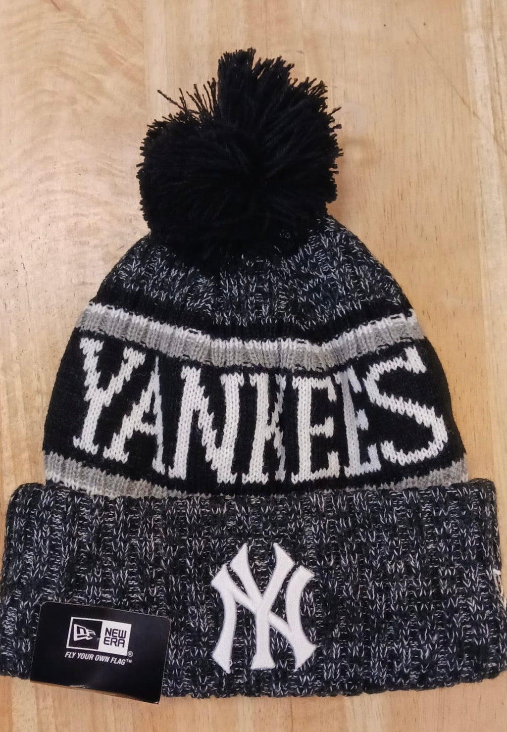 New York Yankees MLB New Era winter knit Hat with Pom Pom