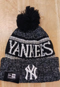 New York Yankees MLB New Era winter knit Hat with Pom Pom