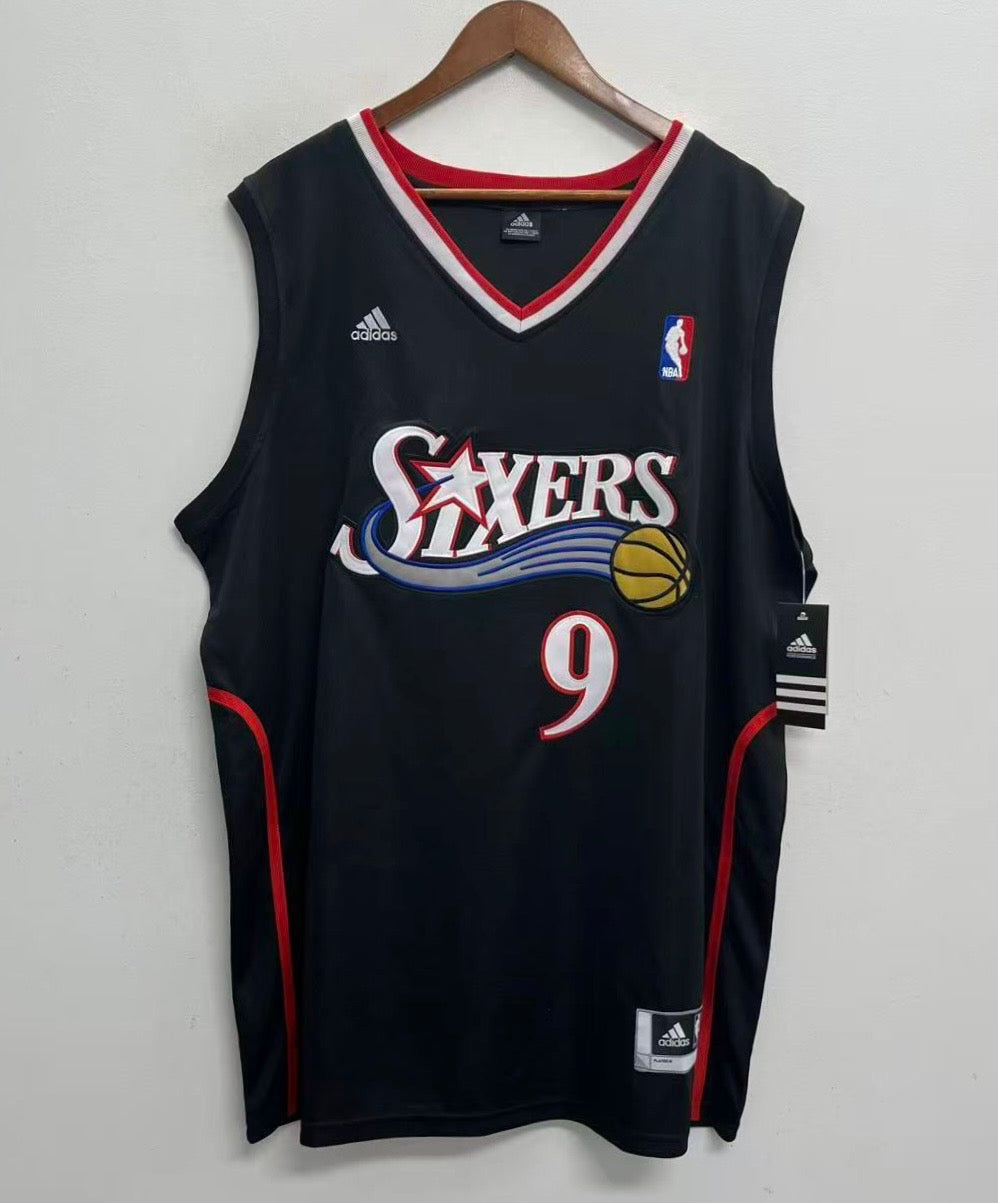 Andre Iguodala Philadelphia 76ers Official NBA Adidas  Jersey black