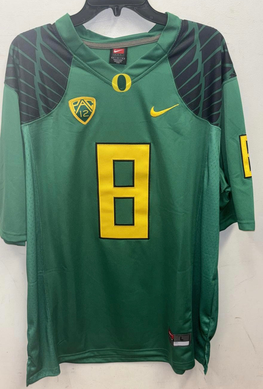Marcus Mariota Oregon Ducks Official NCAA Nike Jersey Green