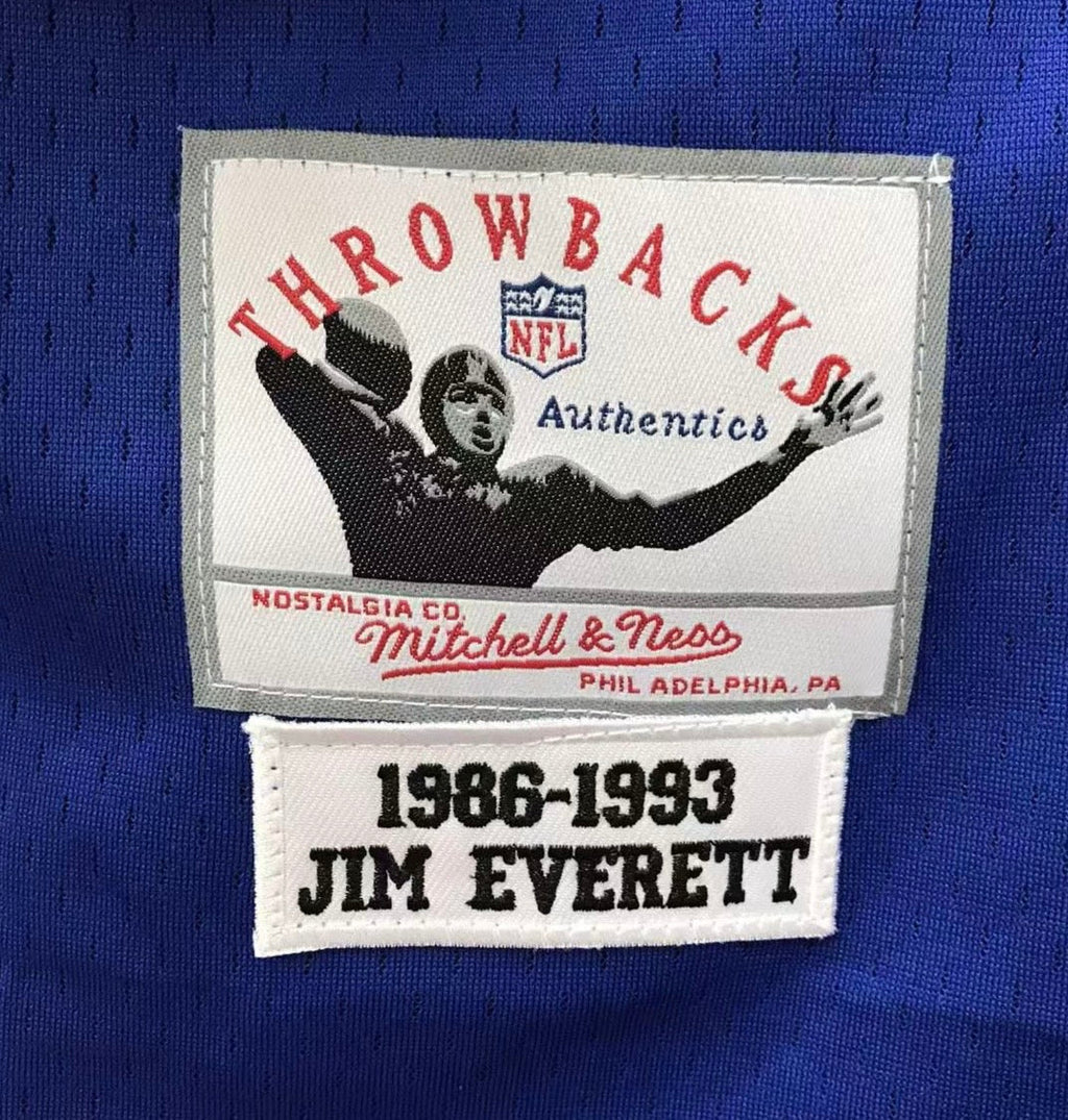 Jim Everett Los Angeles Rams Official NFL Mitchell & Ness Jersey