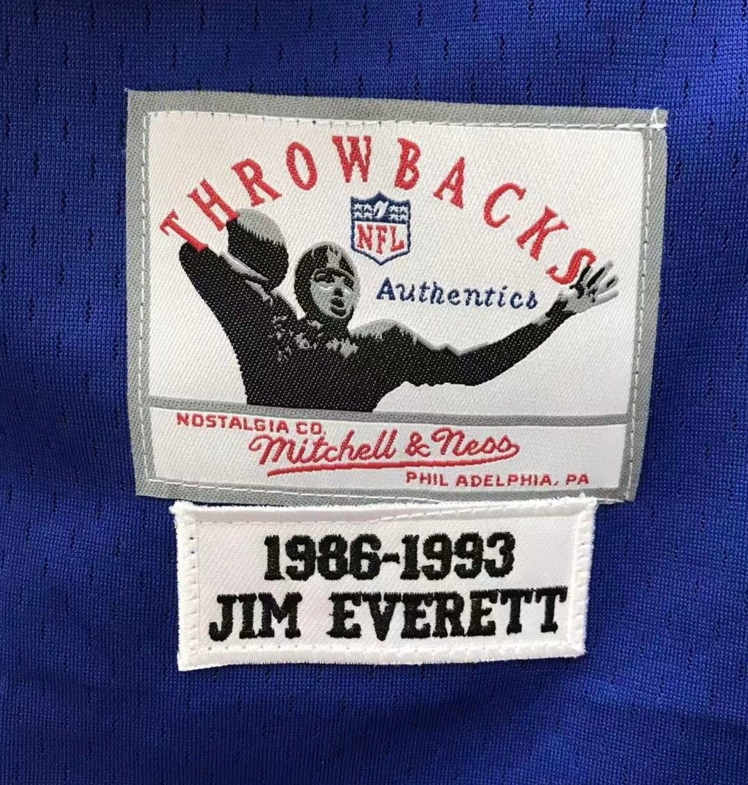 Jim Everett Los Angeles Rams Official NFL Mitchell & Ness Jersey