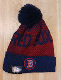 Boston Red Sox MLB New Era winter knit Hat with Pom Pom