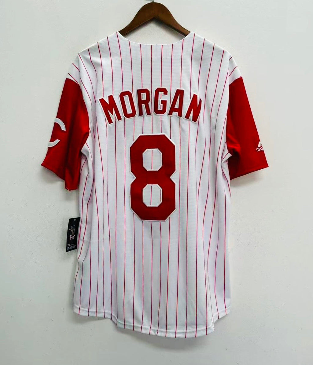 Joe Morgan YOUTH KIDS Cincinnati Reds Official MLB Majestic Jersey