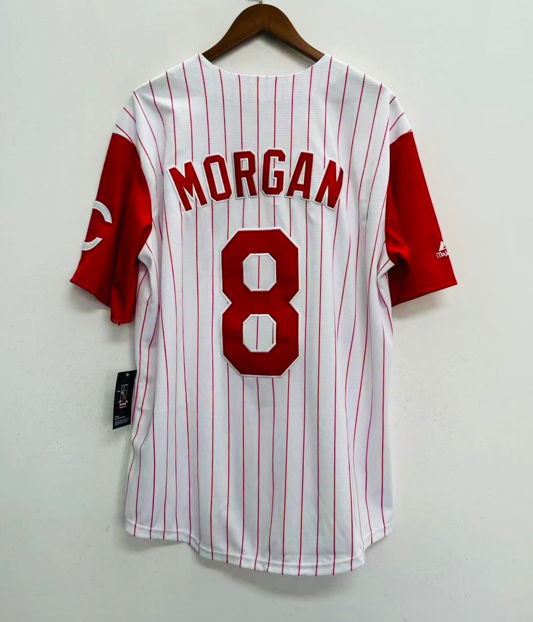 Joe Morgan YOUTH KIDS Cincinnati Reds Official MLB Majestic Jersey