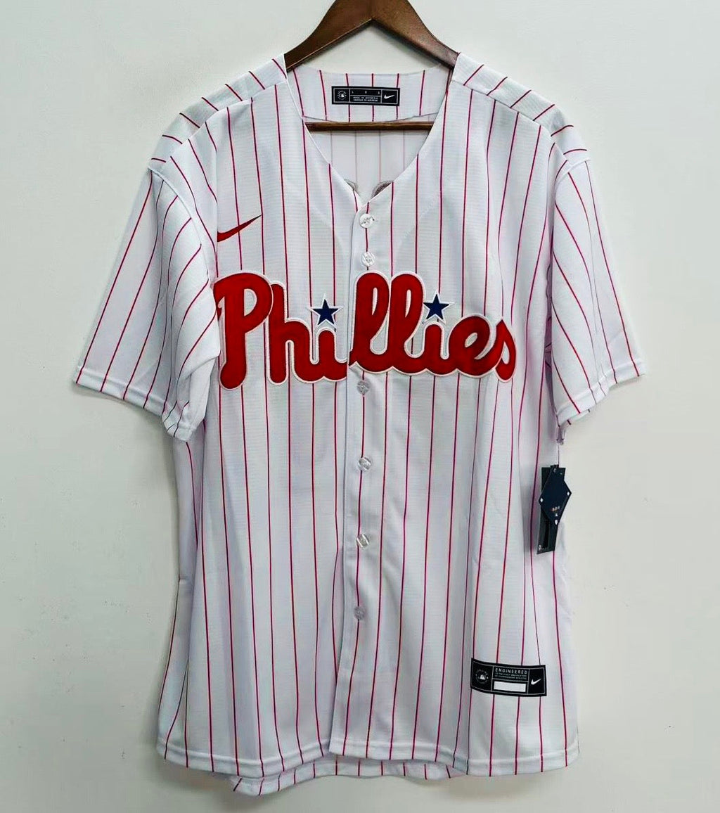 Edmundo Sosa Philadelphia Phillies Jersey white pinstripes Official MLB Nike