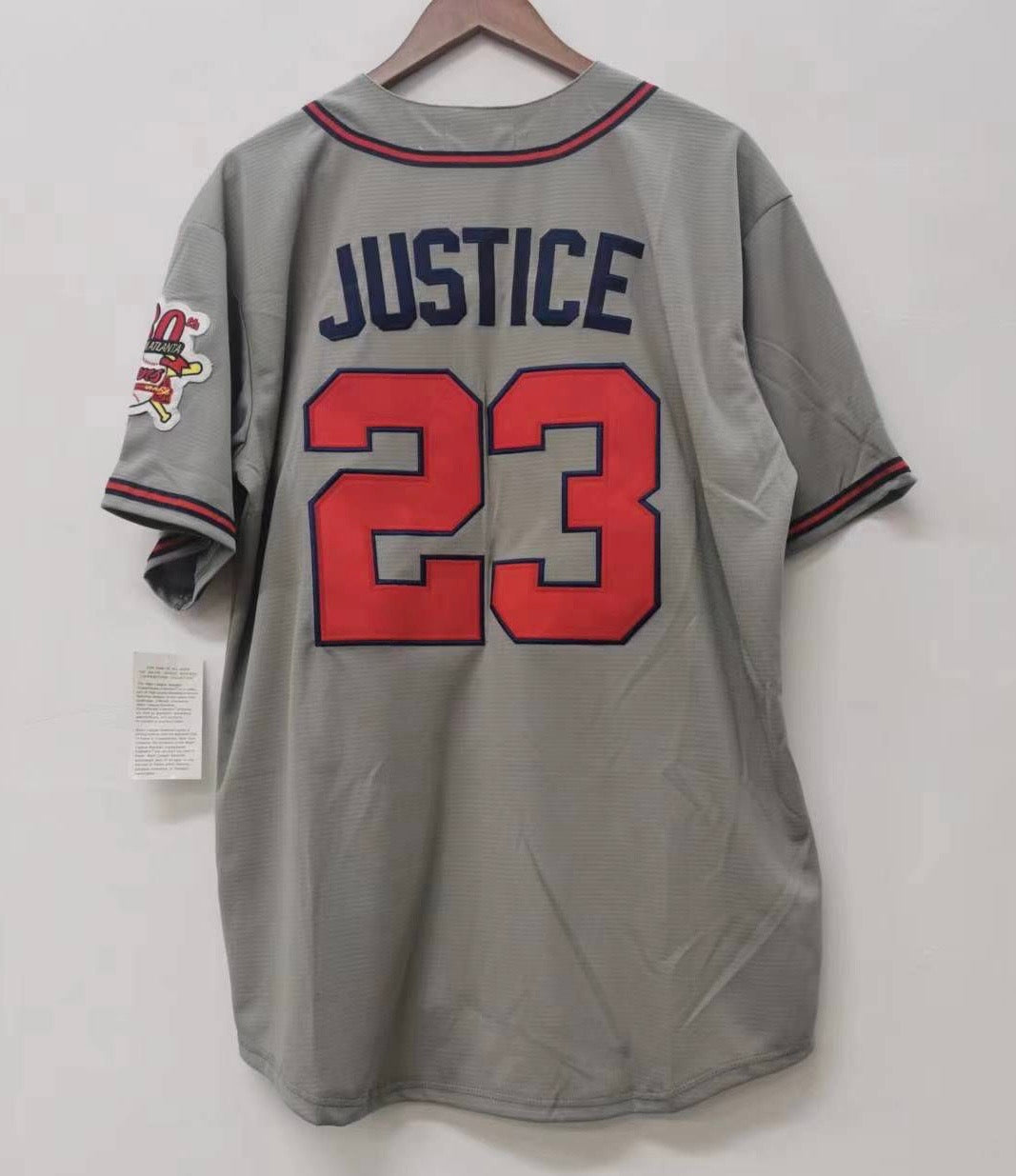 David Justice 1995 Atlanta Braves Official MLB Mitchell & Ness Jersey