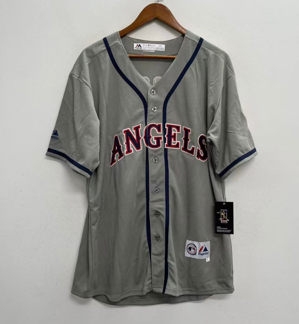 Jim Abbott Anaheim California Angels Official MLB Majestic Jersey