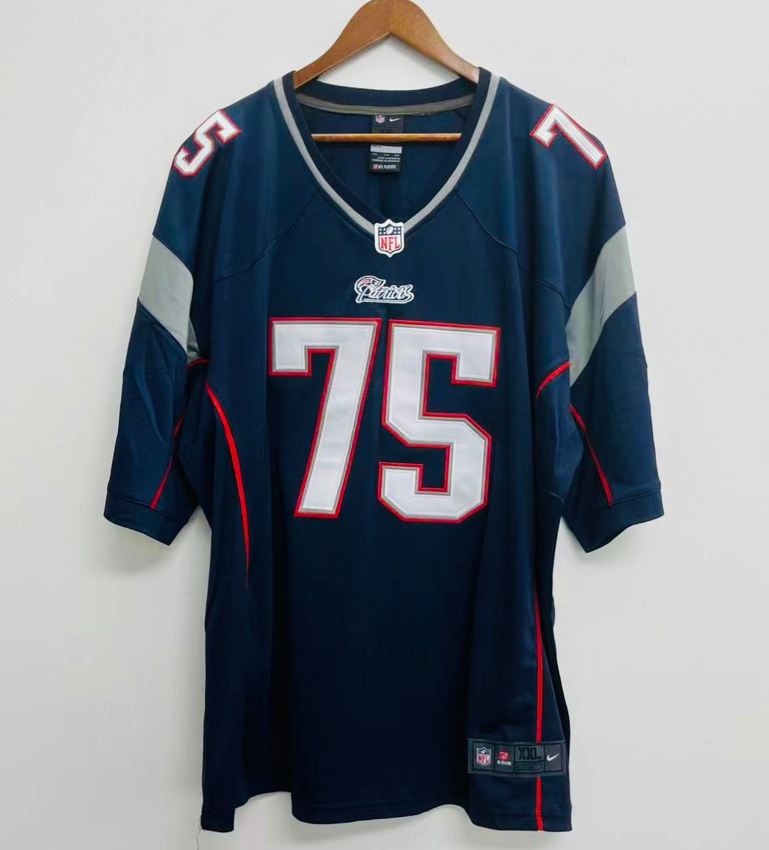Vince Wilfork New England Patriots Official NFL Nike Jersey blue