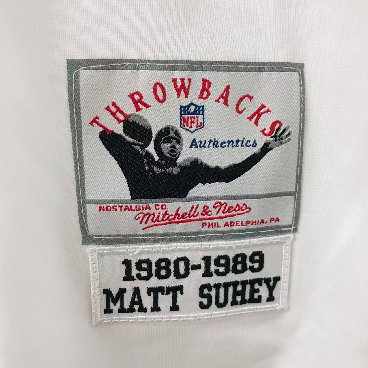 Matt Suhey Chicago Bears NFL Mitchell & Ness Jersey white