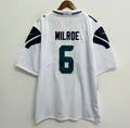 Jalen Milroe Seattle Seahawks Official NFL Nike Jersey white