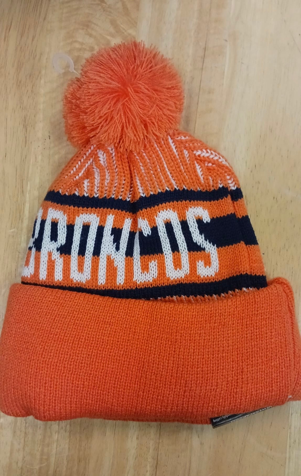 Denver Broncos NFL New Era winter Hat with Pom Pom