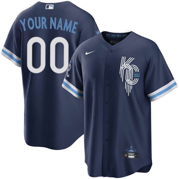 Kansas City Royals Any Name and Number customized YOUTH KIDS Official MLB Nike City Connect Limited jersey