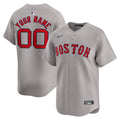 Any Name & Number Customized Boston Red Sox Official MLB Nike Gray jersey