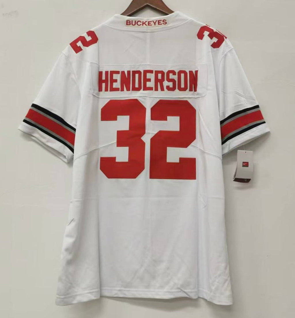TreVeyon Henderson Ohio State Buckeyes Official NCAA Nike jersey