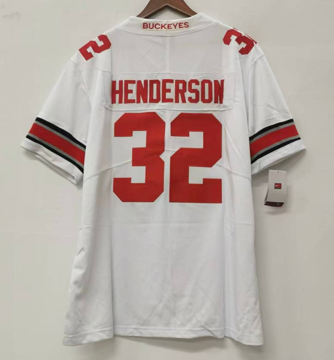 TreVeyon Henderson Ohio State Buckeyes Official NCAA Nike jersey