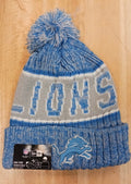 Detroit Lions NFL New Era winter knit Hat with Pom Pom