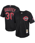 Ken Griffey Jr. YOUTH KIDS Cincinnati Reds Official MLB Mitchell & Ness Jersey