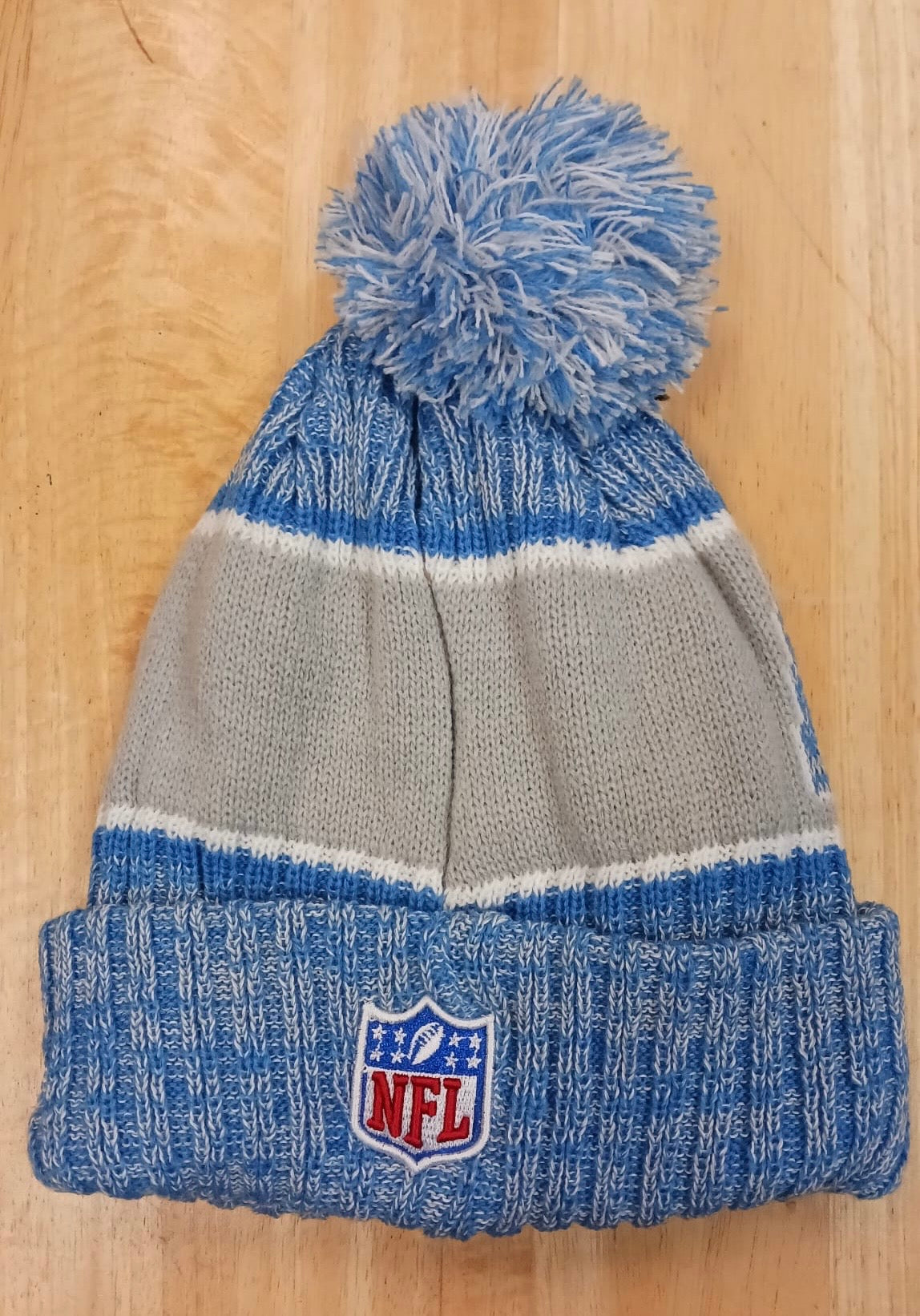 Detroit Lions NFL New Era winter knit Hat with Pom Pom