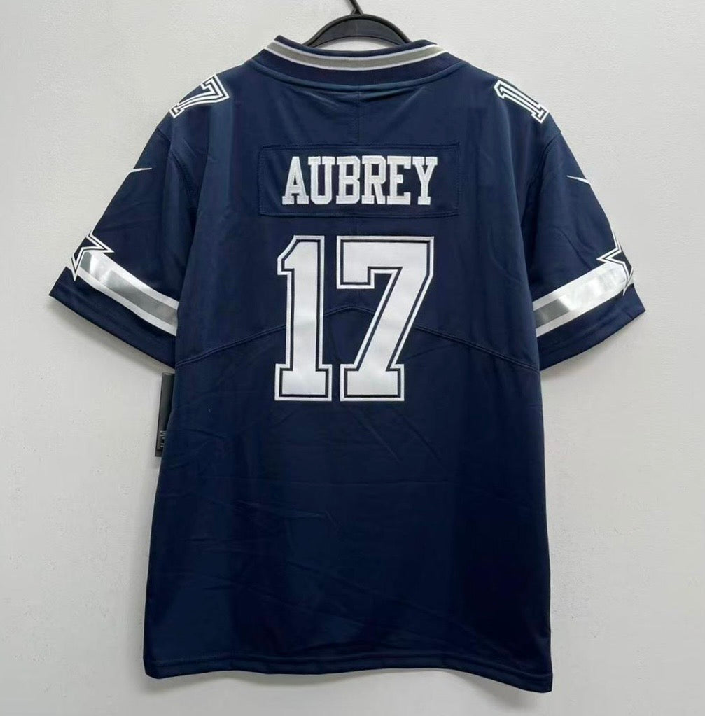 Brandon Aubrey YOUTH KIDS Dallas Cowboys Official NFL Jersey Navy blue