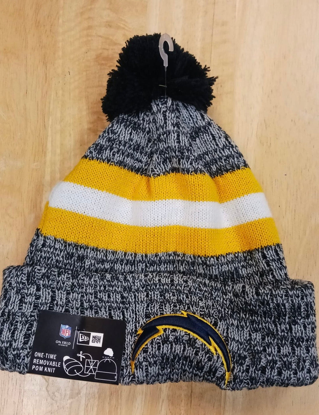 Los Angeles Chargers NFL New Era winter Hat with Pom Pom