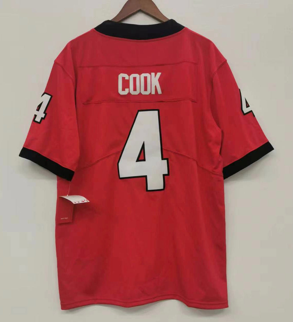James Cook Georgia Bulldogs Official NCAA Nike Jersey