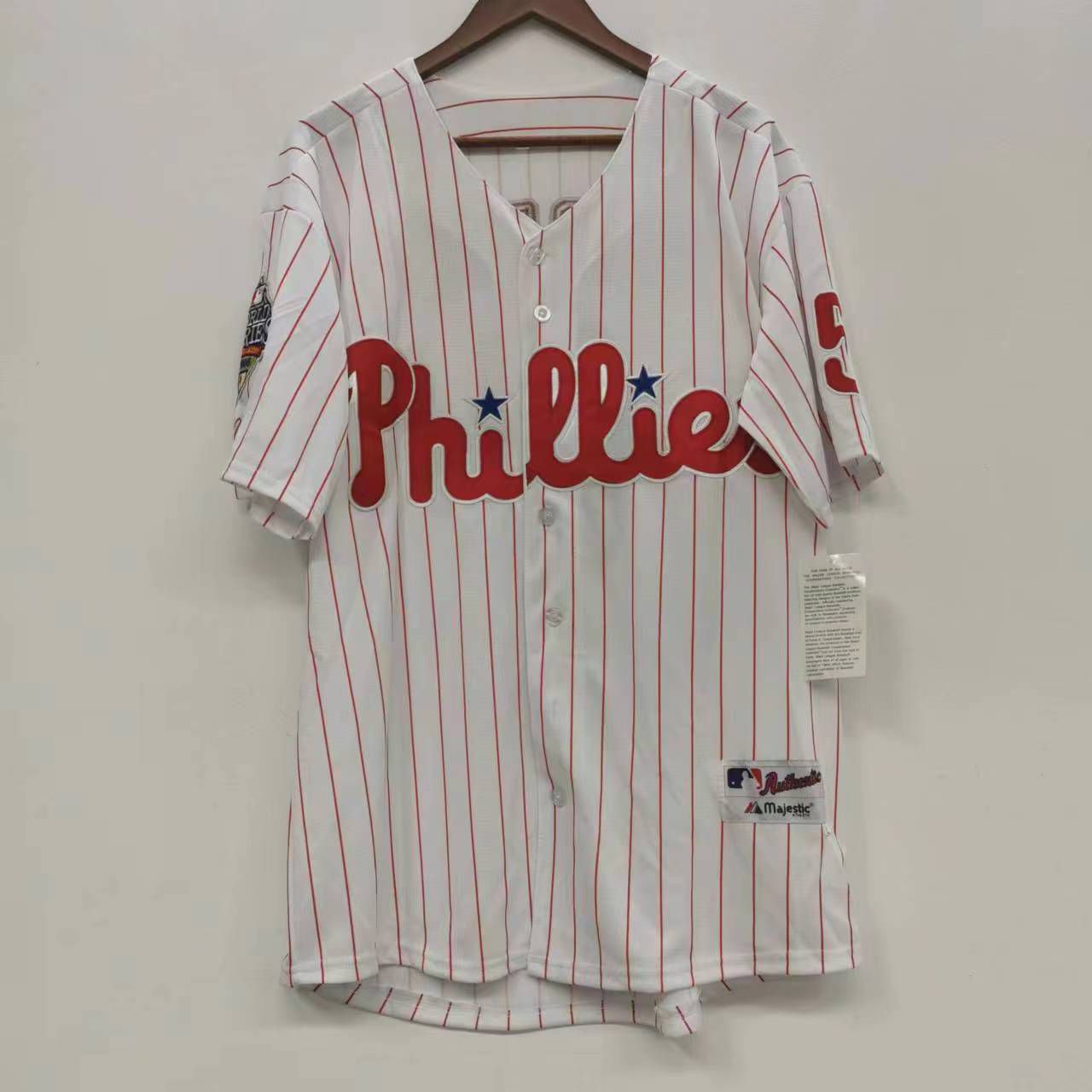 Pat Burrell Philadelphia Phillies 2008 World Series Jersey