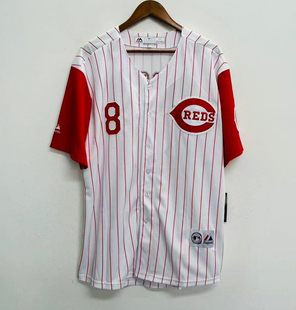 Joe Morgan YOUTH KIDS Cincinnati Reds Official MLB Majestic Jersey