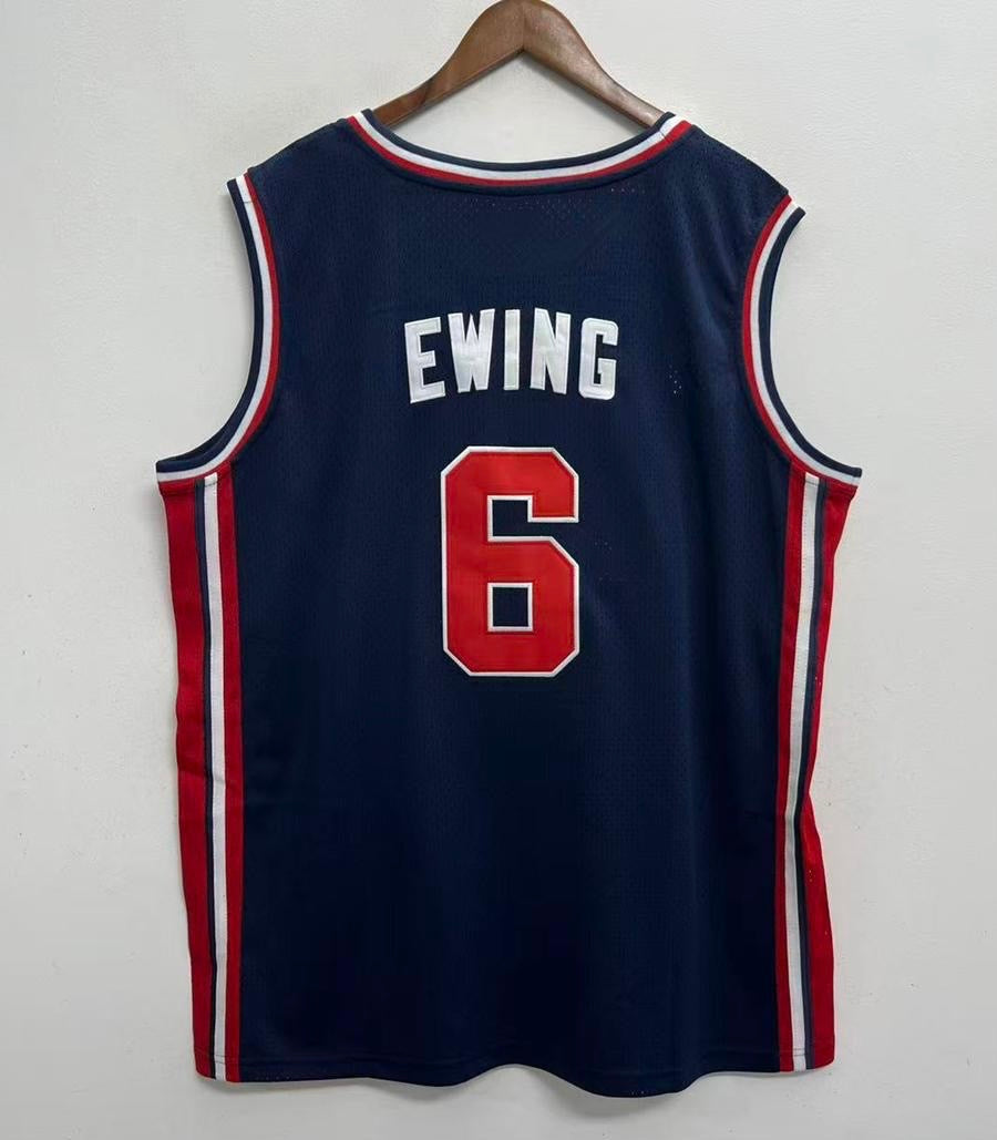 Patrick Ewing USA Olympic Basketball Jersey Mitchell & Ness