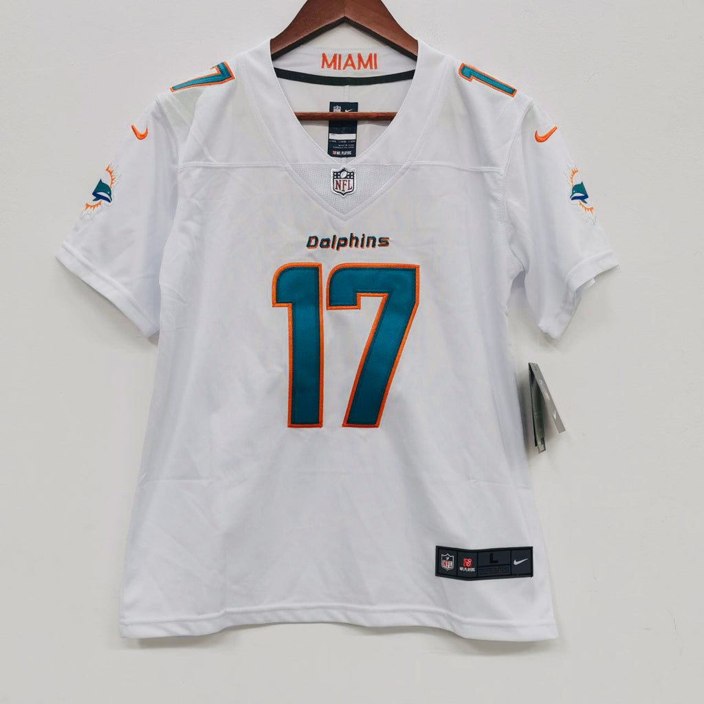 Jaylen Waddle Miami Dolphins Official NFL YOUTH KIDS  Jersey White