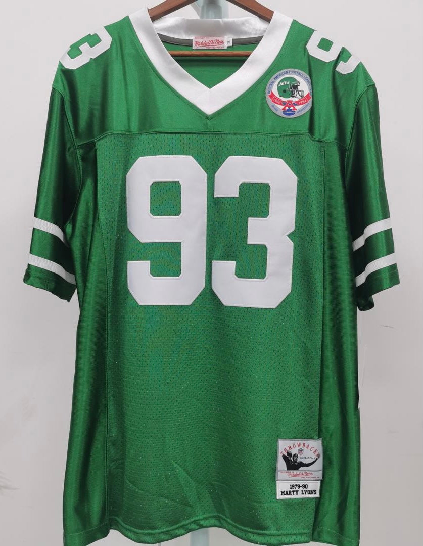 Marty Lyons New York Jets Jersey Mitchell & Ness