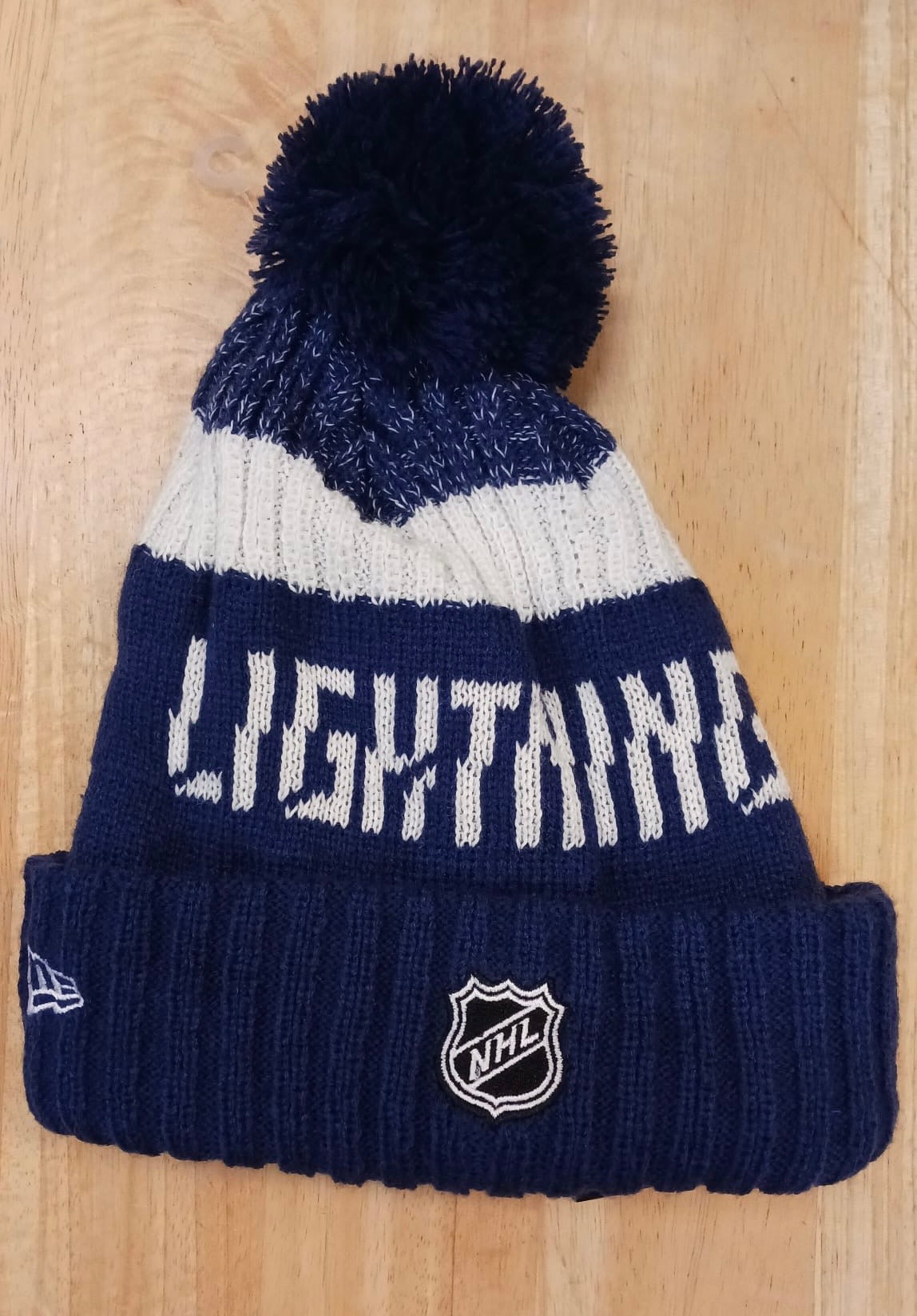 Tampa Bay Lightning NHL New Era winter Hat with Pom Pom