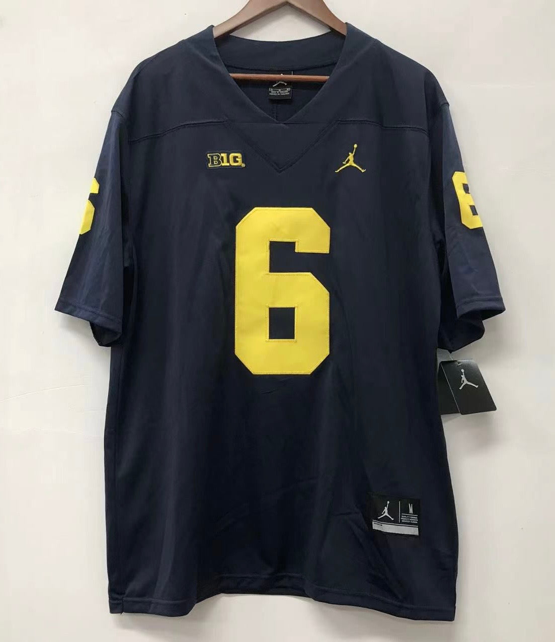 Tyrone Wheatley Michigan Wolverines Official NCAA Jersey blue
