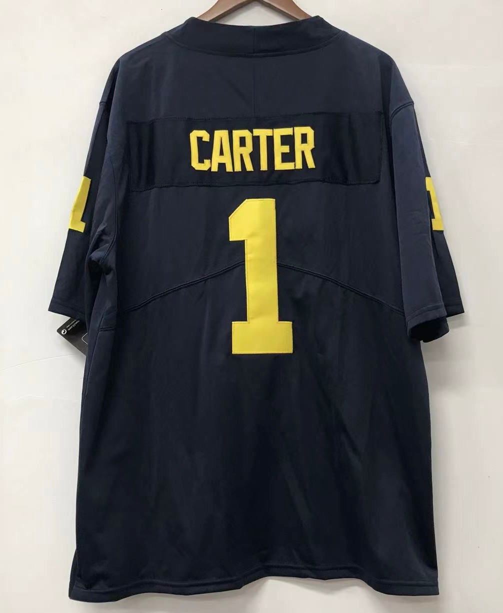 Anthony Carter Michigan Wolverines Official NCAA Jersey blue