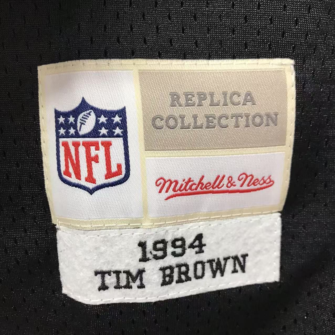 Tim Brown Las Vegas Oakland Raiders Official NFL Mitchell & Ness jersey
