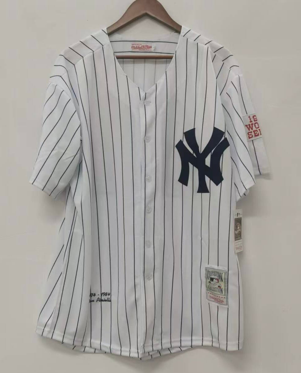 Lou Piniella New York Yankees Jersey pinstripe 1977-78  Mitchell & Ness