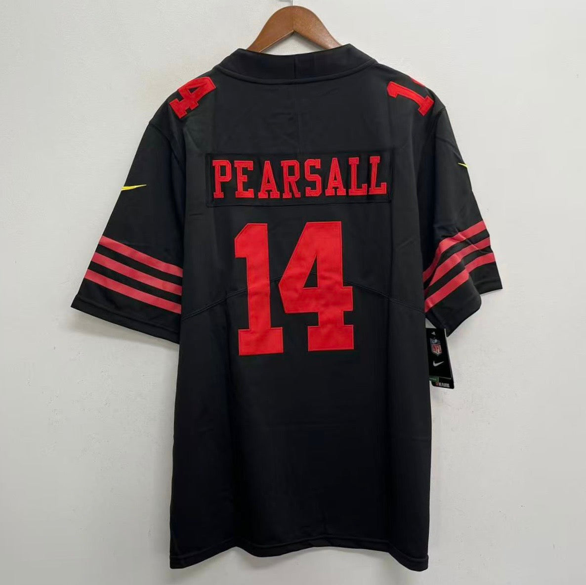 Any name & Number San Francisco 49ers NFL Nike jersey Black